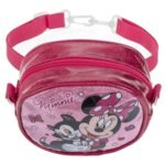 Poseta Roz Fucsia Glitter Minnie Mouse 16x7x12.5cm - Image 2