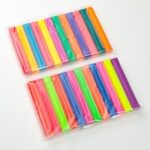 Plastilina in Cutie 24 Culori Diferite Neon - 500g - Image 2