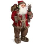 Figurina Decorativa Mos Craciun Cadouri & Crengi 81cm