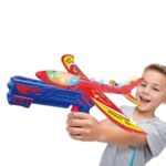 Arma Lansator Avion Rosu cu Lumina 33cm