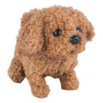Caine Interactiv Poodle Maro cu Miscare & Sunet