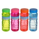 Baloane de Sapun in Sticla Transparenta 4 Culori Neon - 118ml