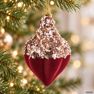 dis-ornament-bordo-catif-paiete-13cm-list.jpg DIS ORNAMENT BORDO CATIF PAIETE 13CM - Image 1