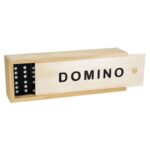 Joc de Societate Domino in Cutie din Lemn - 28 piese