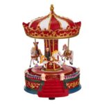 Carusel Muzical de Craciun cu LED 22cm