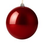 Ornament Brad de Craciun Glob Rosu Ø20cm