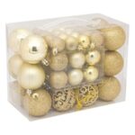 Globuri de Craciun  Aurii  Value Pack  3-4-6 cm