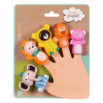 Jucarie Finger Puppet Animale Salbatice - 5 buc