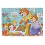 Puzzle Bucle de Aur si Cei Trei Ursi (15 piese)