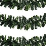 Ghirlanda Decorativa de Craciun Verde Bicolora 2.7m x 20cm