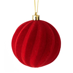 ornament-brad-de-craciun-glob-catifelat-rosu-model-linii-ondulate-8cm-list.jpg Ornament Brad de Craciun Glob Catifelat Rosu Model Linii Ondulate Ø8cm - Image 1