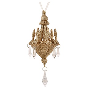 ornament-lustra-samp-gl-19cm-craciun-list.jpg Ornament Brad de Craciun Candelabru Sampaniu cu Glitter & Cristale 19cm - Image 1