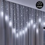 Instalatie de Lumini Perdea cu 152 de Becuri LED Turturi Interconectabila 3m - Alb Rece