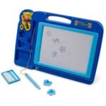 Tabla Magnetica Dubla pentru Desen Bleu Ursulet - 21x30cm