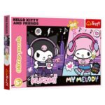 Puzzle Kuromi cu Detalii cu Glitter (100 peise) - Trefl