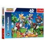 Puzzle Sonic in Pozite de Lupta (200 de piese) - Trefl