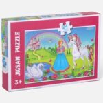 Puzzle Printesa la Castel cu Lebada (24 Piese)
