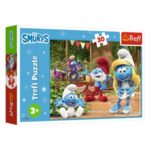 Puzzle Strumfii Scena cu Tobe (30 de Piese) - Trefl
