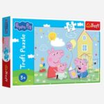 Puzzle Peppa & George cu Carte (30 Piese) - Trefl