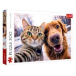 Puzzle Pisica & Caine (500 de piese) - Trefl