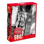 Puzzle Big Ben Cabina Telefon Rosie (500 de piese)