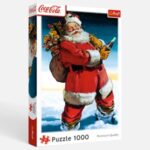 Puzzle de Craciun Vintage Mos Craciun Coca-Cola (1000 Piese) - Trefl
