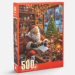 Puzzle de Craciun Mos Craciun in Atelier (500 Piese)