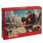 Puzzle cu Mos Craciun in Oras Nins (500 piese)