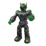Jucarie Robot Negru Verde cu Miscare Efecte Sonore & Lumina 40cm