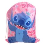 Rucsac Roz cu Model Stitch "Cute & Fluffy" 34x44,5cm