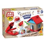 Set Creativ cu Nisip Kinetic Casa - 12 piese