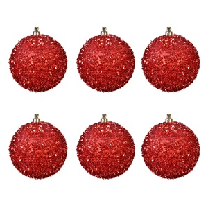 set-globuri-de-craciun-rosii-tinsel-8cm-6buc-list.jpg Set Globuri de Craciun Rosii cu Beteala Ø8cm - 6buc - Image 1