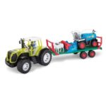 Tractor cu Remorca Masina de Treierat & Sunet